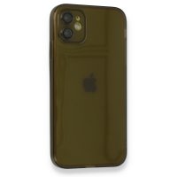 Newface iPhone 12 Kılıf Fly Lens Silikon - Siyah