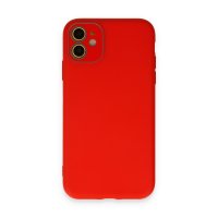 Newface iPhone 12 Kılıf Lansman Glass Kapak - Kırmızı