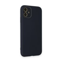 Newface iPhone 12 Kılıf Lansman Glass Kapak - Lacivert