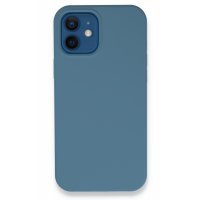 Newface iPhone 12 Kılıf Lansman Legant Silikon - Açık Mavi