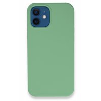 Newface iPhone 12 Kılıf Lansman Legant Silikon - Yeşil