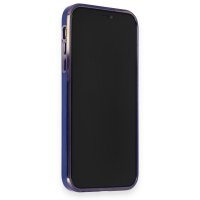 Newface iPhone 12 Kılıf Liva Lens Silikon - Mavi