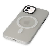 Newface iPhone 12 Kılıf Lodos Magneticsafe Mat Kapak - Şeffaf