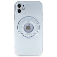 Newface iPhone 12 Kılıf Lukka Magneticsafe Kapak - Sierra Blue