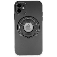 Newface iPhone 12 Kılıf Lukka Magneticsafe Kapak - Siyah