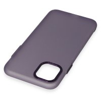 Newface iPhone 12 Kılıf Modos Metal Kapak - Derin Mor