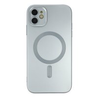 Newface iPhone 12 Kılıf Moshi Lens Magneticsafe Silikon - Sierra Blue