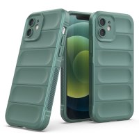 Newface iPhone 12 Kılıf Optimum Silikon - Koyu Yeşil