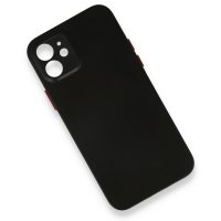 Newface iPhone 12 Kılıf PP Ultra İnce Kapak - Siyah