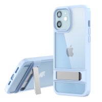 Newface iPhone 12 Kılıf Rolet Stand Kapak - Sierra Blue