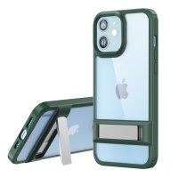 Newface iPhone 12 Kılıf Rolet Stand Kapak - Yeşil