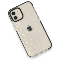 Newface iPhone 12 Kılıf Salda Silikon - Siyah