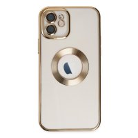 Newface iPhone 12 Kılıf Slot Silikon - Gold