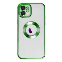 Newface iPhone 12 Kılıf Slot Silikon - Köknar Yeşili