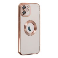Newface iPhone 12 Kılıf Slot Silikon - Rose Gold