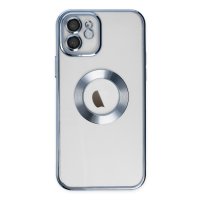 Newface iPhone 12 Kılıf Slot Silikon - Sierra Blue