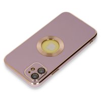 Newface iPhone 12 Kılıf Store Silikon - Mor