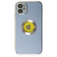 Newface iPhone 12 Kılıf Store Silikon - Sierra Blue