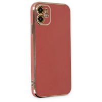 Newface iPhone 12 Kılıf Volet Silikon - Kırmızı