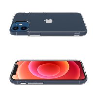 Newface iPhone 12 Mini Kılıf Deluxe 2mm Şeffaf Silikon