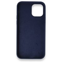 Newface iPhone 12 Mini Kılıf Magneticsafe Lansman Silikon Kapak - Lacivert