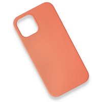 Newface iPhone 12 Mini Kılıf Magneticsafe Lansman Silikon Kapak - Turuncu
