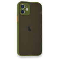 Newface iPhone 12 Mini Kılıf Montreal Silikon Kapak - Açık Yeşil