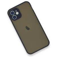 Newface iPhone 12 Mini Kılıf Montreal Silikon Kapak - Lacivert