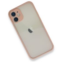 Newface iPhone 12 Mini Kılıf Montreal Silikon Kapak - Pembe