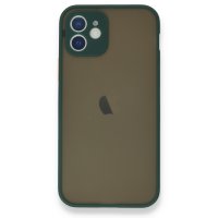 Newface iPhone 12 Mini Kılıf Montreal Silikon Kapak - Yeşil