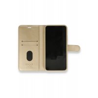 Newface iPhone 12 Mini Kılıf Trend S Plus Kapaklı Kılıf - Gold