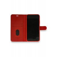 Newface iPhone 12 Mini Kılıf Trend S Plus Kapaklı Kılıf - Kırmızı