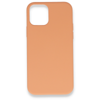 Newface iPhone 12 Mini Kılıf Nano içi Kadife  Silikon - Turuncu