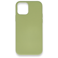 Newface iPhone 12 Mini Kılıf Nano içi Kadife Silikon - Yeşil