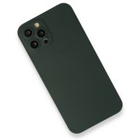 Newface iPhone 12 Pro Kılıf 360 Hayalet Full Body Silikon Kapak - Yeşil