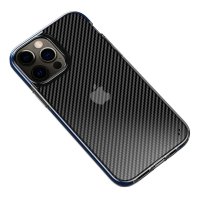 Newface iPhone 12 Pro Kılıf Bambi Karbon Silikon - Mavi