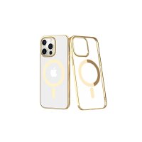 Newface iPhone 12 Pro Kılıf Element Magneticsafe Sert Kapak - Gold