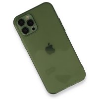 Newface iPhone 12 Pro Kılıf Fly Lens Silikon - Yeşil