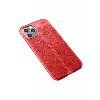 Newface iPhone 12 Pro Kılıf Auto Focus Kapak - Kırmızı