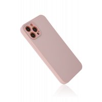 Newface iPhone 12 Pro Max Kılıf Glass Kapak - Pembe