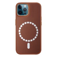 HDD iPhone 12 Pro Kılıf HBC-156 Forum Magneticsafe Kapak - Kahverengi
