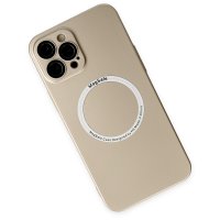 Newface iPhone 12 Pro Kılıf Jack Magneticsafe Lens Silikon - Gold