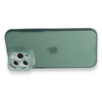 Newface iPhone 12 Pro Kılıf Jumbo Silikon - Koyu Yeşil