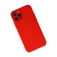 Newface iPhone 12 Pro Kılıf Lansman Glass Kapak - Kırmızı