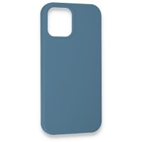 Newface iPhone 12 Pro Kılıf Lansman Legant Silikon - Açık Mavi