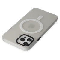 Newface iPhone 12 Pro Kılıf Lodos Magneticsafe Mat Kapak - Şeffaf
