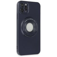 Newface iPhone 12 Pro Kılıf Lukka Magneticsafe Kapak - Lacivert