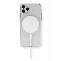 Newface iPhone 12 Pro Kılıf Magneticsafe Şeffaf Silikon - Şeffaf