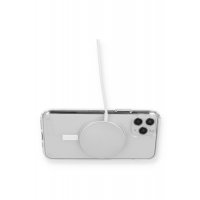 Newface iPhone 12 Pro Kılıf Magneticsafe Şeffaf Silikon - Şeffaf