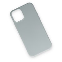 Newface iPhone 12 Pro Kılıf Nano içi Kadife Silikon - Buz Mavisi